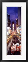High Angle view of Times Square, NYC Fine Art Print