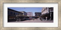 Group of people in a market, Pike Place Market, Seattle, Washington State, USA Fine Art Print
