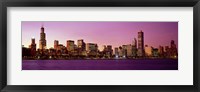 Skyline At Sunset, Chicago, Illinois, USA Fine Art Print