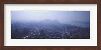 Smog Over New York, NYC, New York City, New York State, USA Fine Art Print