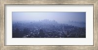 Smog Over New York, NYC, New York City, New York State, USA Fine Art Print