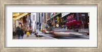 Traffic on the street, 42nd Street, Manhattan, New York City, New York State, USA Fine Art Print