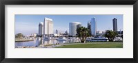 Panoramic View Of Marina Park And City Skyline, San Diego, California, USA Fine Art Print