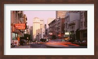 USA, California, San Francisco, Evening Traffic Fine Art Print