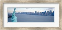 Close up of the Statue of Liberty Fine Art Print