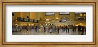 Group of people walking in a station, Grand Central Station, Manhattan, New York City, New York State, USA Fine Art Print