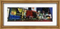 Billboards On Buildings In A City, Times Square, NYC, New York City, New York State, USA Fine Art Print