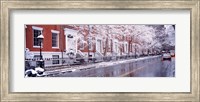 Winter, Snow In Washington Square, NYC, New York City, New York State, USA Fine Art Print