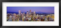Seattle Lit up, Washington State Fine Art Print