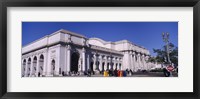 USA, Washington DC, Tourists walking in front of Union Station Fine Art Print