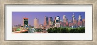 Philadelphia, Pennsylvania Skyline at Night Fine Art Print