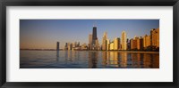 Buildings on the waterfront, Chicago, Illinois, USA Fine Art Print