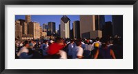 Group of people running a marathon, Chicago, Illinois, USA Fine Art Print