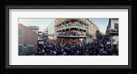People celebrating Mardi Gras festival, New Orleans, Louisiana, USA Fine Art Print