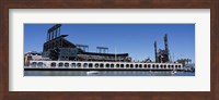 USA, California, San Francisco, SBC Ballpark, Stadium near the water Fine Art Print