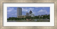 Columbus, Ohio on a Cloudy day Fine Art Print