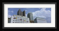 Cloud over tall building structures, Columbus, Ohio Fine Art Print
