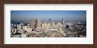 High angle view of downtown Atlanta, Georgia, USA Fine Art Print