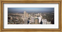 High angle view of buildings in a city, Atlanta, Georgia, USA Fine Art Print