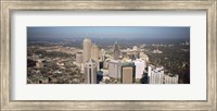 High angle view of buildings in a city, Atlanta, Georgia, USA Fine Art Print