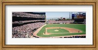 High angle view of a stadium, Pac Bell Stadium, San Francisco, California Fine Art Print