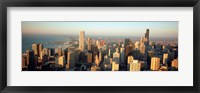 High angle view of buildings in a city, Chicago, Illinois Fine Art Print