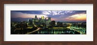 Minneapolis At Dusk, Minnesota Fine Art Print