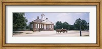 Carriage moving on a road, Colonial Williamsburg, Williamsburg, Virginia, USA Fine Art Print