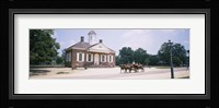 Carriage moving on a road, Colonial Williamsburg, Williamsburg, Virginia, USA Fine Art Print