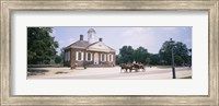 Carriage moving on a road, Colonial Williamsburg, Williamsburg, Virginia, USA Fine Art Print