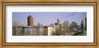 High angle view of buildings in a city, Inner Harbor, Baltimore, Maryland, USA Fine Art Print