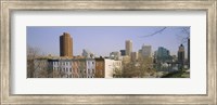 High angle view of buildings in a city, Inner Harbor, Baltimore, Maryland, USA Fine Art Print