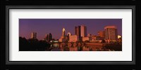 Buildings at the waterfront, Columbus, Ohio, USA Fine Art Print