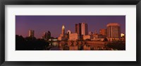 Buildings at the waterfront, Columbus, Ohio, USA Fine Art Print