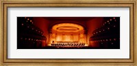 Performers on a stage, Carnegie Hall, New York City, New York state, USA Fine Art Print
