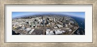 Aerial view of a city, San Diego, California, USA Fine Art Print
