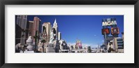 Buildings in a city, The Strip, Las Vegas, Nevada, USA Fine Art Print