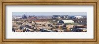 High angle view of a baseball stadium in a city, Eagles Stadium, Philadelphia, Pennsylvania, USA Fine Art Print