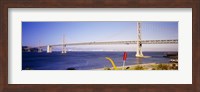 Bridge over an inlet, Bay Bridge, San Francisco, California, USA Fine Art Print