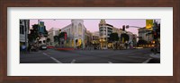 Buildings in a city, Rodeo Drive, Beverly Hills, California, USA Fine Art Print