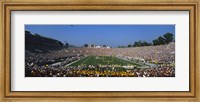 High angle view of a football stadium full of spectators, The Rose Bowl, Pasadena, City of Los Angeles, California, USA Fine Art Print