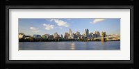 Waterfront Buildings in Cincinnati Fine Art Print