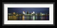 Ohio River Skyline at Night Fine Art Print