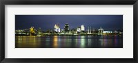 Ohio River Skyline at Night Fine Art Print