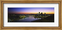 Pittsburgh Sunset over Buildings Fine Art Print