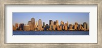 Daytime View of NYC from the Waterfront Fine Art Print