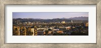 High angle view of buildings in a city, Hollywood, City of Los Angeles, California, USA Fine Art Print