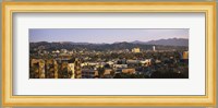 High angle view of buildings in a city, Hollywood, City of Los Angeles, California, USA Fine Art Print