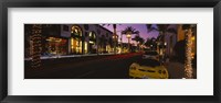 Cars parked on the road, Rodeo Drive, City of Los Angeles, California, USA Fine Art Print