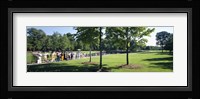 Tourists at a memorial, Vietnam Veterans Memorial, Washington DC, USA Fine Art Print